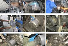 现场解决球磨机小齿轮轴轴承位磨小了的问题